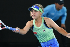 2020澳大利亚网球公开赛女单决赛战罢科宁2-1击败穆古鲁扎夺冠