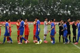 国家队以4-0大胜上海申花 上海集训正式结束