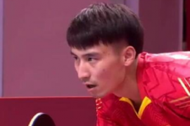 中国乒乓球队东京奥运会模拟赛在打响 牛冠凯连得四分赢下胜利