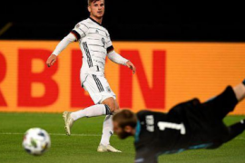 2021赛季欧洲国家联赛 德国主场1-1平西班牙 可以说德国人为保守付出了代价