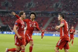 欧洲超级杯比赛 拜仁慕尼黑经过加时以2-1战胜塞维利亚夺冠