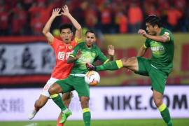 北京国安与广州恒大半决赛的第一回合比分是0比0