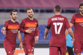 20-21赛季欧联杯小组赛第3轮罗马5-0横扫克鲁日