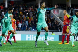 欧洲杯与欧国联卫冕冠军葡萄牙队在主场对战安道尔