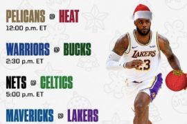 NBA公布了圣诞大战的5场比赛