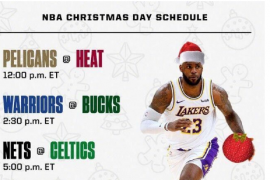 NBA官方公布了下赛季圣诞大战的赛程