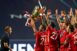 本赛季欧冠小组赛仅拜仁曼城两家5胜1平16分小组第一晋级