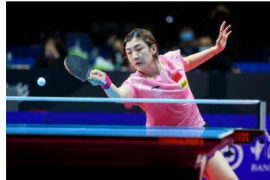 陈梦4比2击败了孙颖莎拿到本届奥运模拟赛的冠军