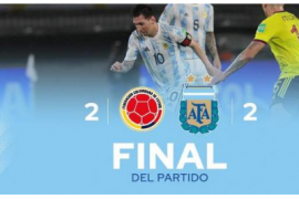 2022年世界杯南美区预选赛哥伦比亚坐镇主场迎战阿根廷