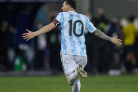 阿根廷4-3击败哥伦比亚梅西送出1次助攻创造纪录