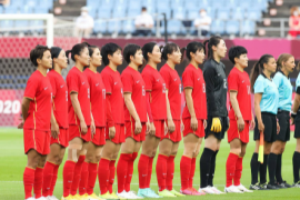 东京奥运会女足F小组首轮比赛在距离东京300多公里的宫城县体育场举行