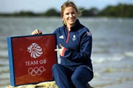 英国奥运代表团女旗手帆船运动员汉娜米尔斯将第三次出征奥运会