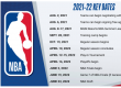NBA官方公布了2021-22赛季日程安排一切恢复正常