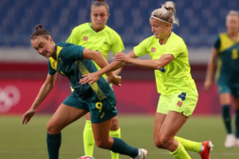 奥运女足半决赛澳大利亚女足将对阵瑞典女足
