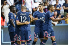 欧冠小组赛第四轮巴黎圣日耳曼客场对阵莱比锡