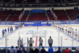 冰球国内测试活动的首个比赛日共有四支来自北京的男子冰球队参赛