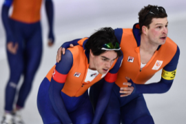 速度滑冰世界杯赛季的第一站比赛荷兰队拿到了3枚金牌