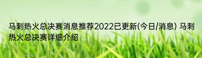 马刺热火总决赛消息推荐2022已更新(今日/消息) 马刺热火总决赛详细介绍