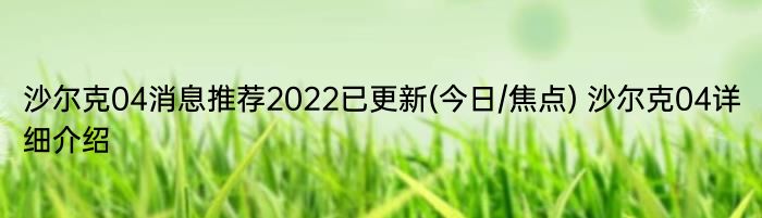 沙尔克04消息推荐2022已更新(今日/焦点) 沙尔克04详细介绍